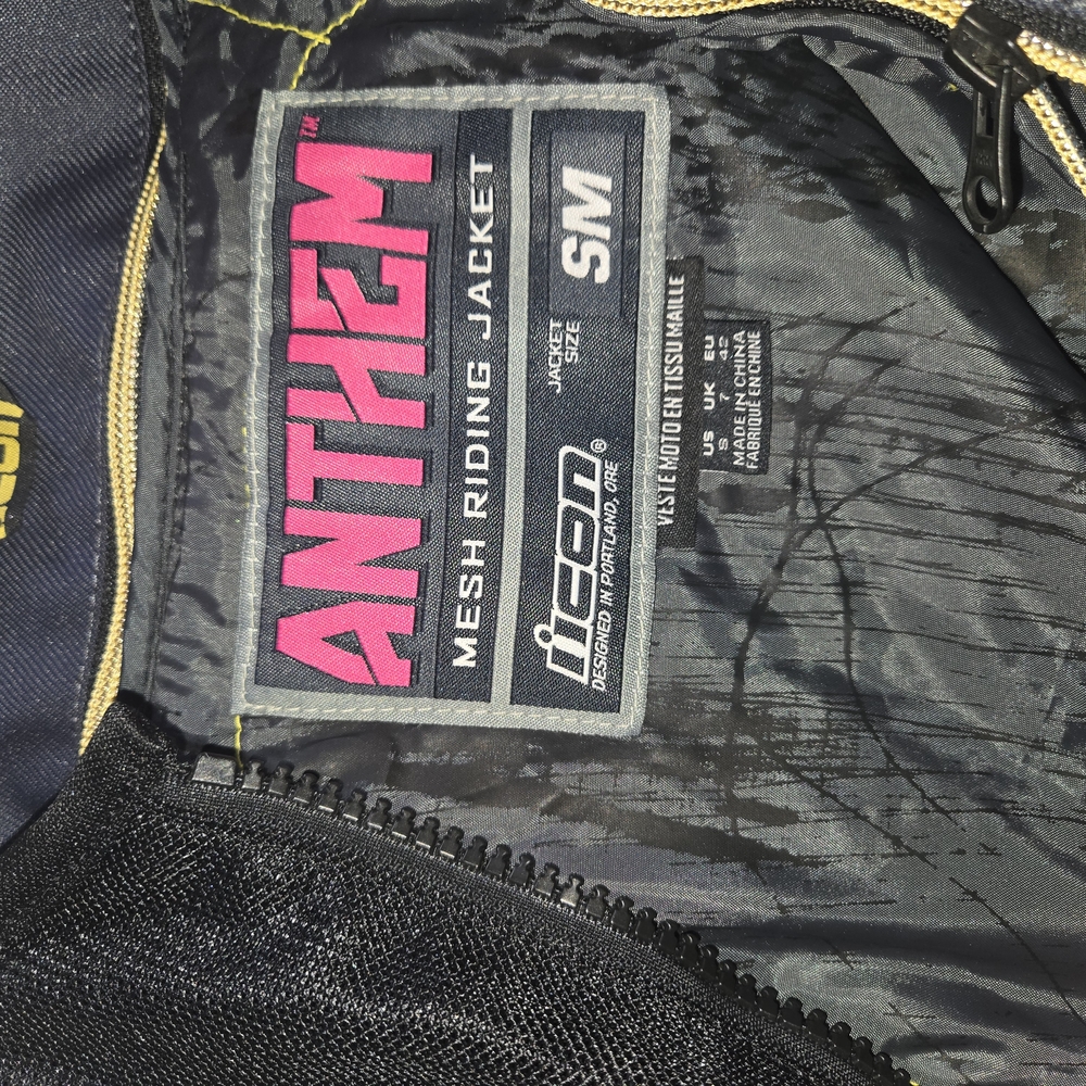 ICON Jet Black Riding Jacket - Picture 11 of 11